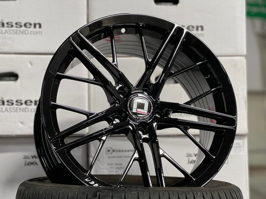 NEW 18X8.5 ET43 Klassen ID F53R Rim (4 wheel) Gloss Black 5X112
