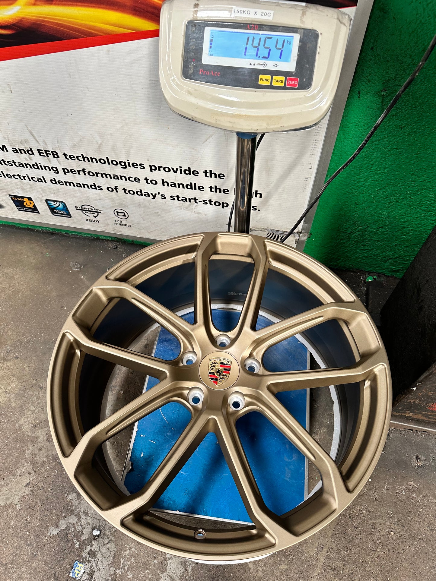 New 22x10 ET48 22x11.5 ET61 Overdrive Forged Porsche Cayenne GTS Matte Bronze 5x130 (4 wheels)