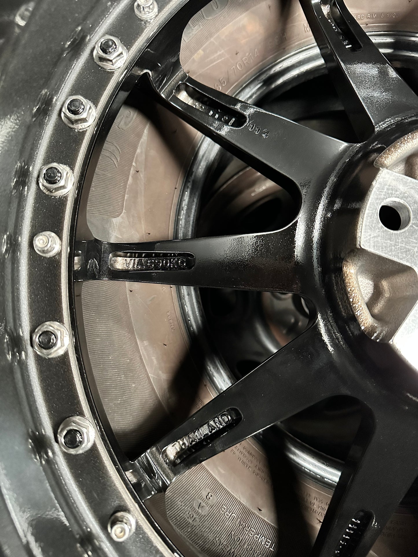 New 20x8.5 ET30 20x10 ET40 G Forged GF02 (4 wheel) 5x114.3 Hyper Dark