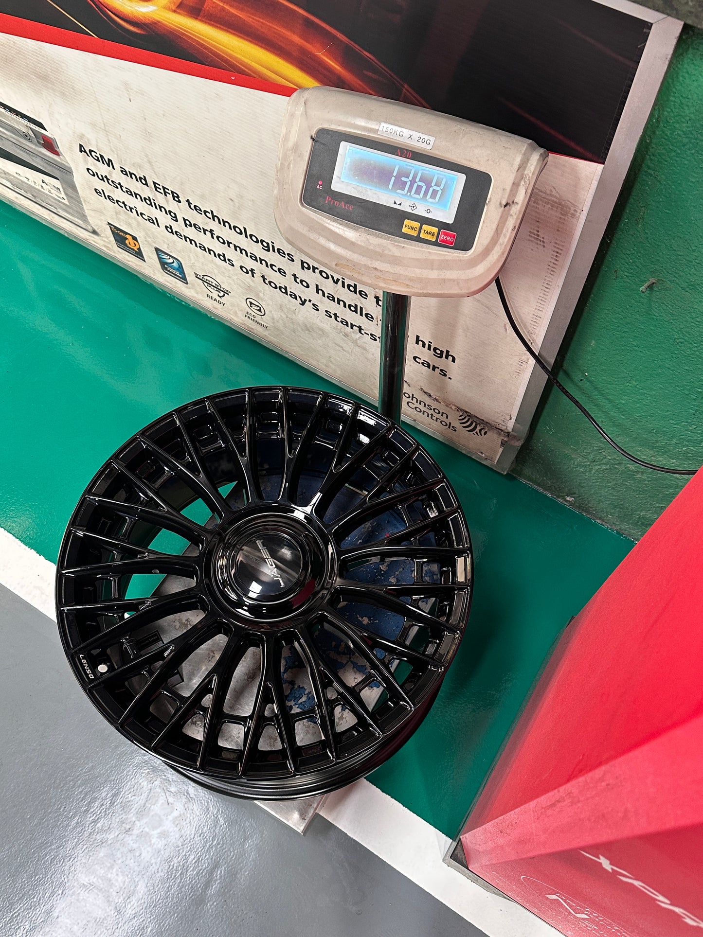 NEW 20X9J ET35 Lenso Apollo (4 wheel) 5X114.3 Black