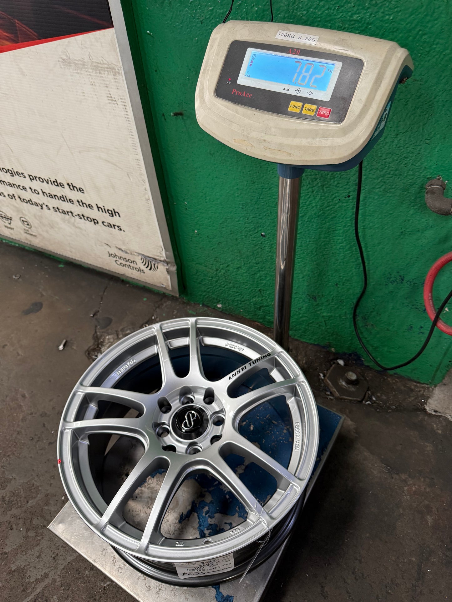 New 16X7 ET40 Enkei SC24 Rim (4 wheel) Silver 4X100