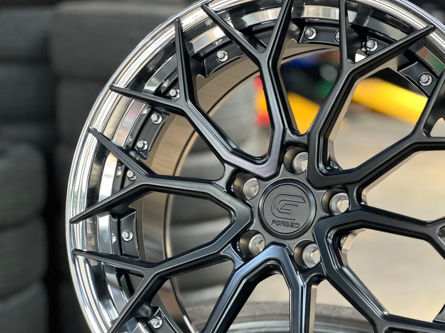 New 19x8.5 ET30 19x9.5 ET40 G Forged GF05 (4 wheels) Matt Black 5x112