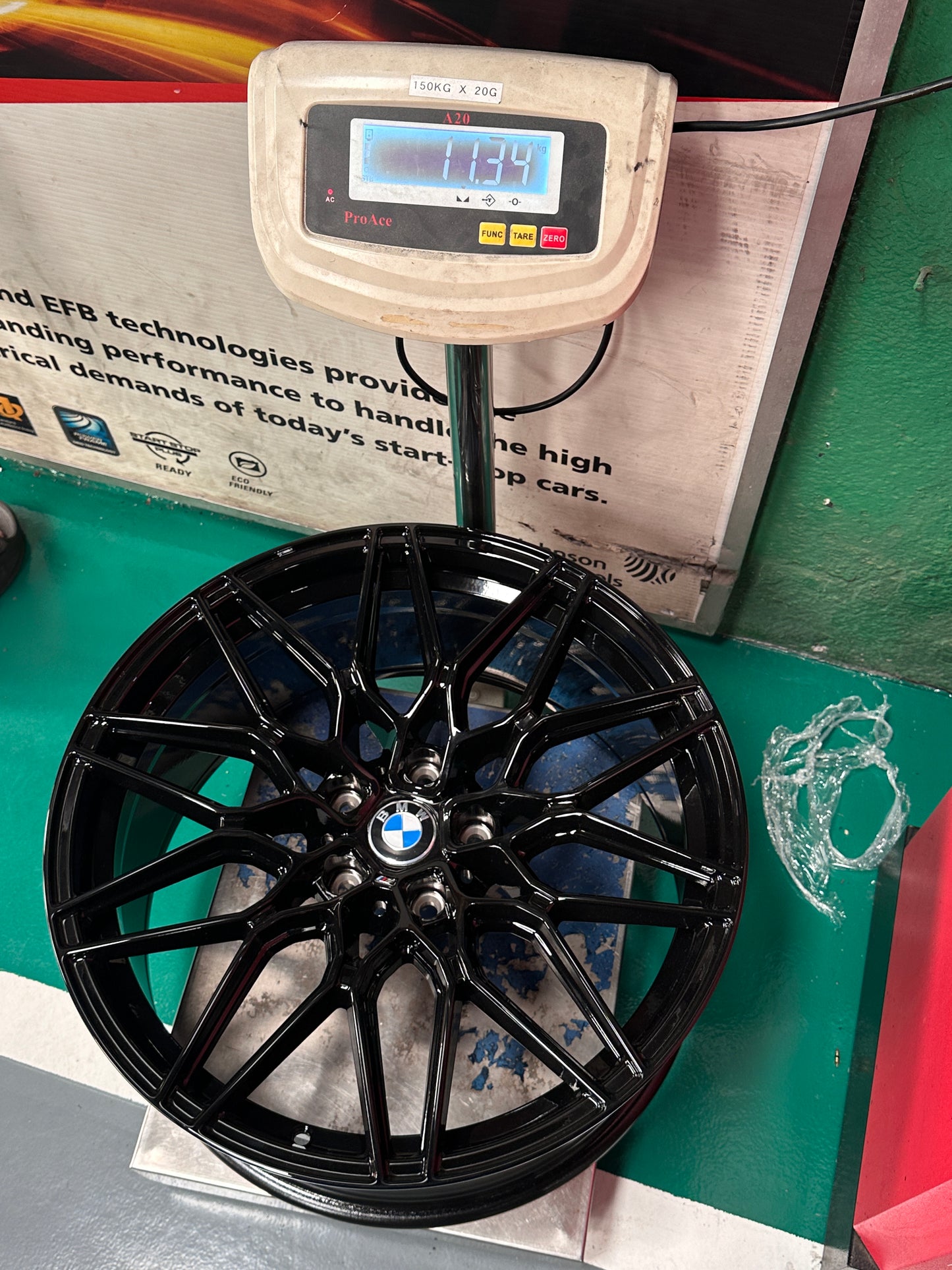 New 20x8.5 ET30 20x9.5 ET40 RS BBS Style 826M (4 wheel) Gloss Black 5x120