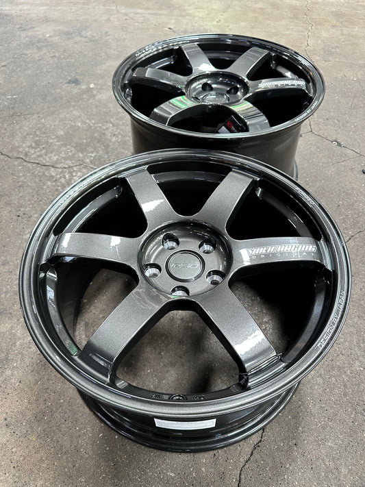 New 18X8.5 ET35 18X9.5 ET40 NK TE37 Saga (4 wheel) DGM 5X114.3