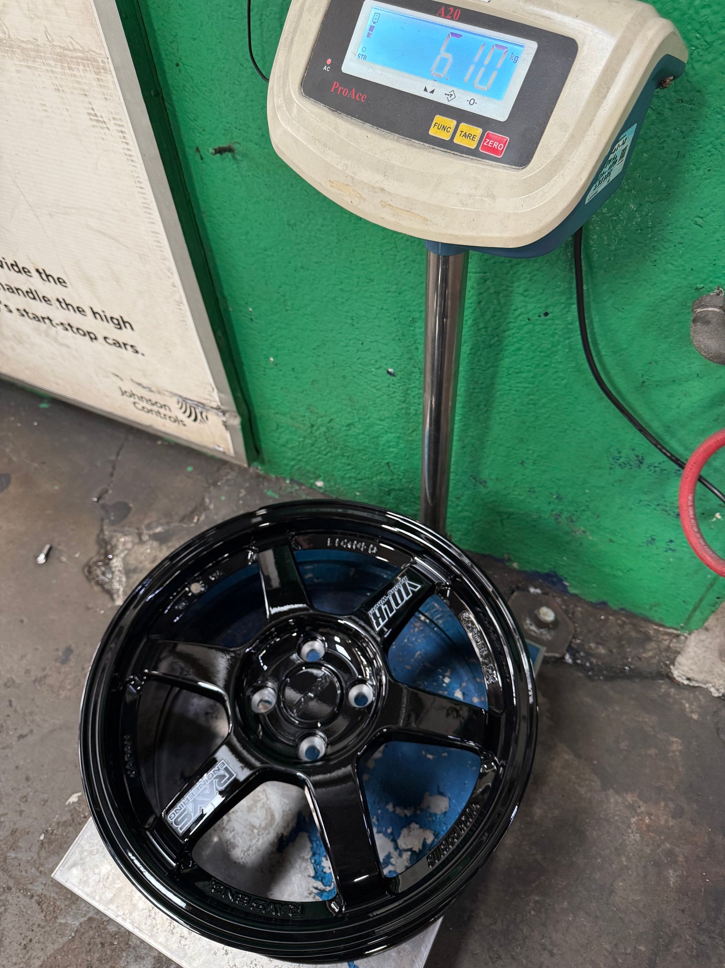 New 16X7 ET40 AOW TE37 OG Rim (4 wheel) Black 4X100
