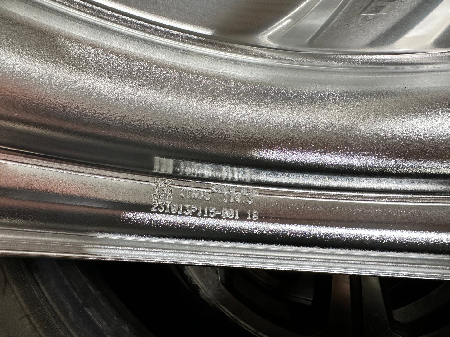 New 20x9 ET38F ET30R Work Black Label Zeast BST2 (4 wheel) 5x114.3 Silver