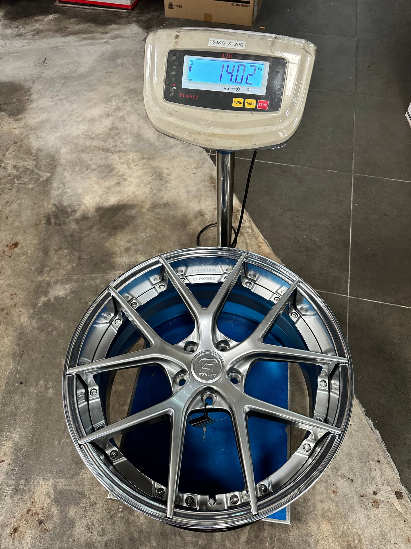 New 20x8.5 ET30 20x10 ET40 G Forged GF08 (4 wheel) 5x112 Hyper Silver