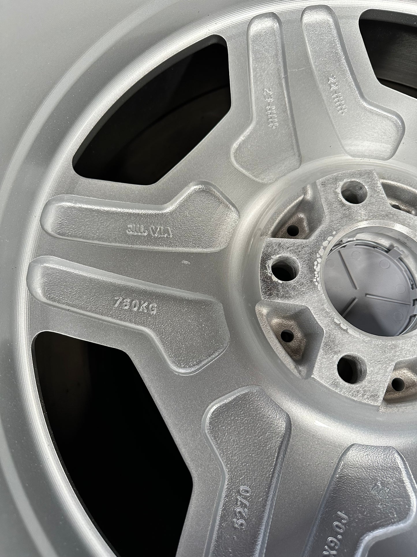 New 18X8 ET35 18x9 ET30 Mecedes Design Monoblock Rim (4 wheel) Gloss Silver 5X112