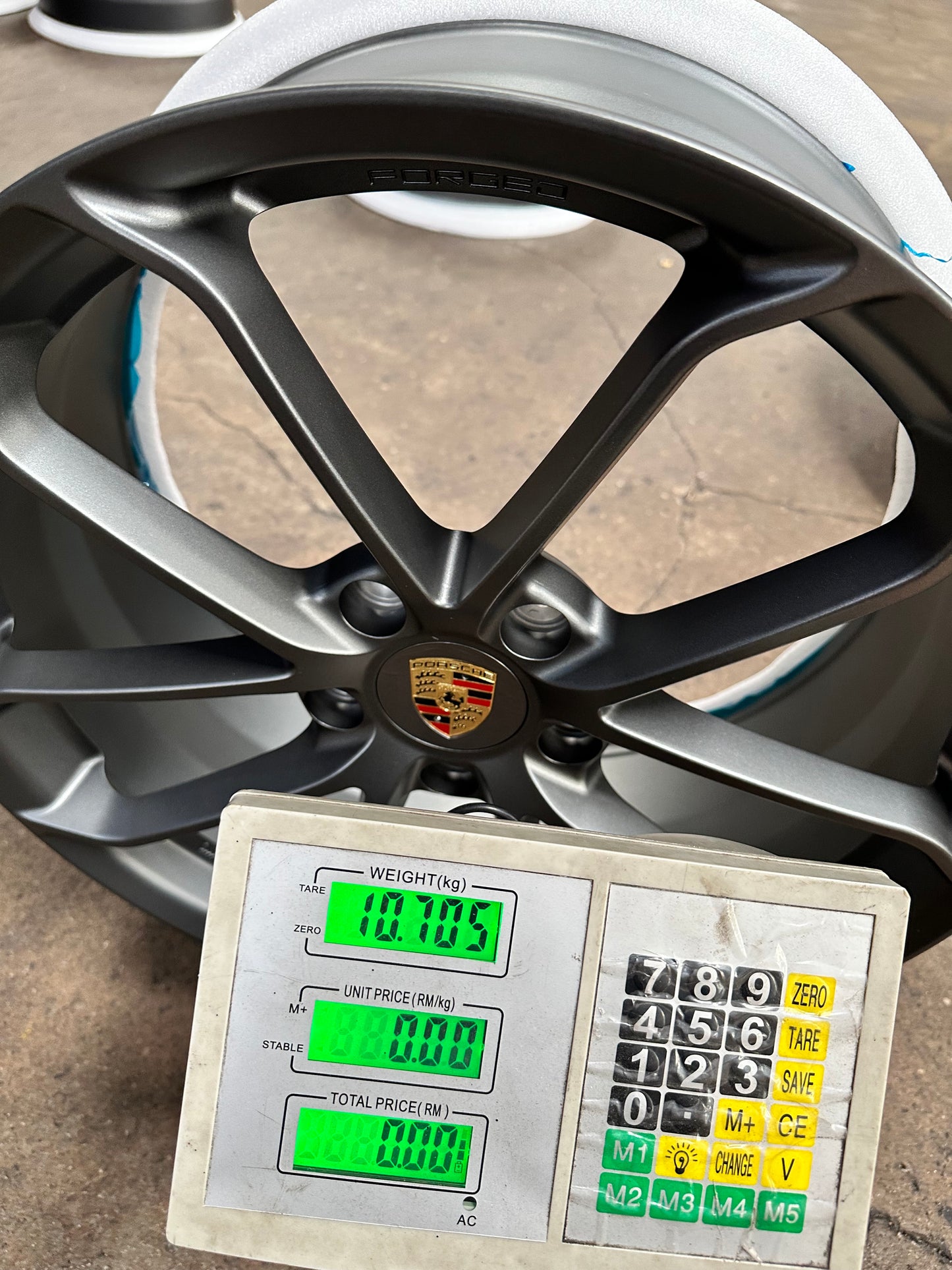 New 20x8.5 ET48 20x10.5 ET43 Overdrive Forged GT4 Porsche (4 wheel) 5x130 Matte Gunmetal