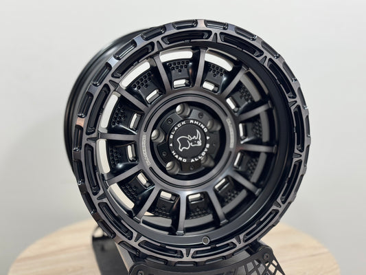 NEW 17X9J ET-12 Black Rhino Legion Rim (4 Wheel) Matte Black Grey Tint 5X127