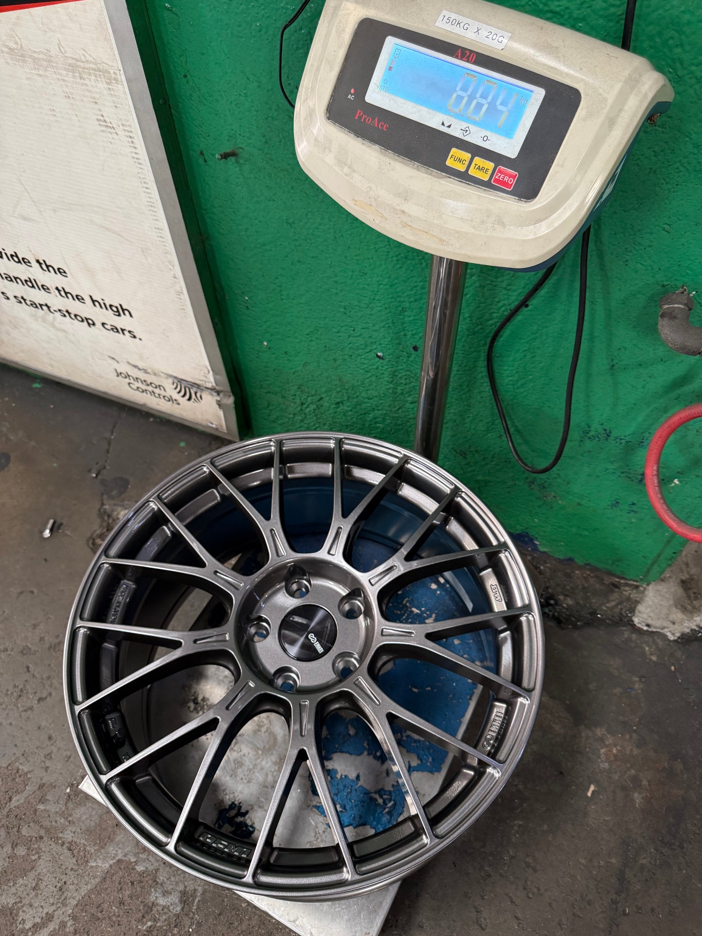 New 18x8.5 ET45 ENKEI Racing PFM1 Japan Rim (4 wheel) Dark Silver 5x114.3