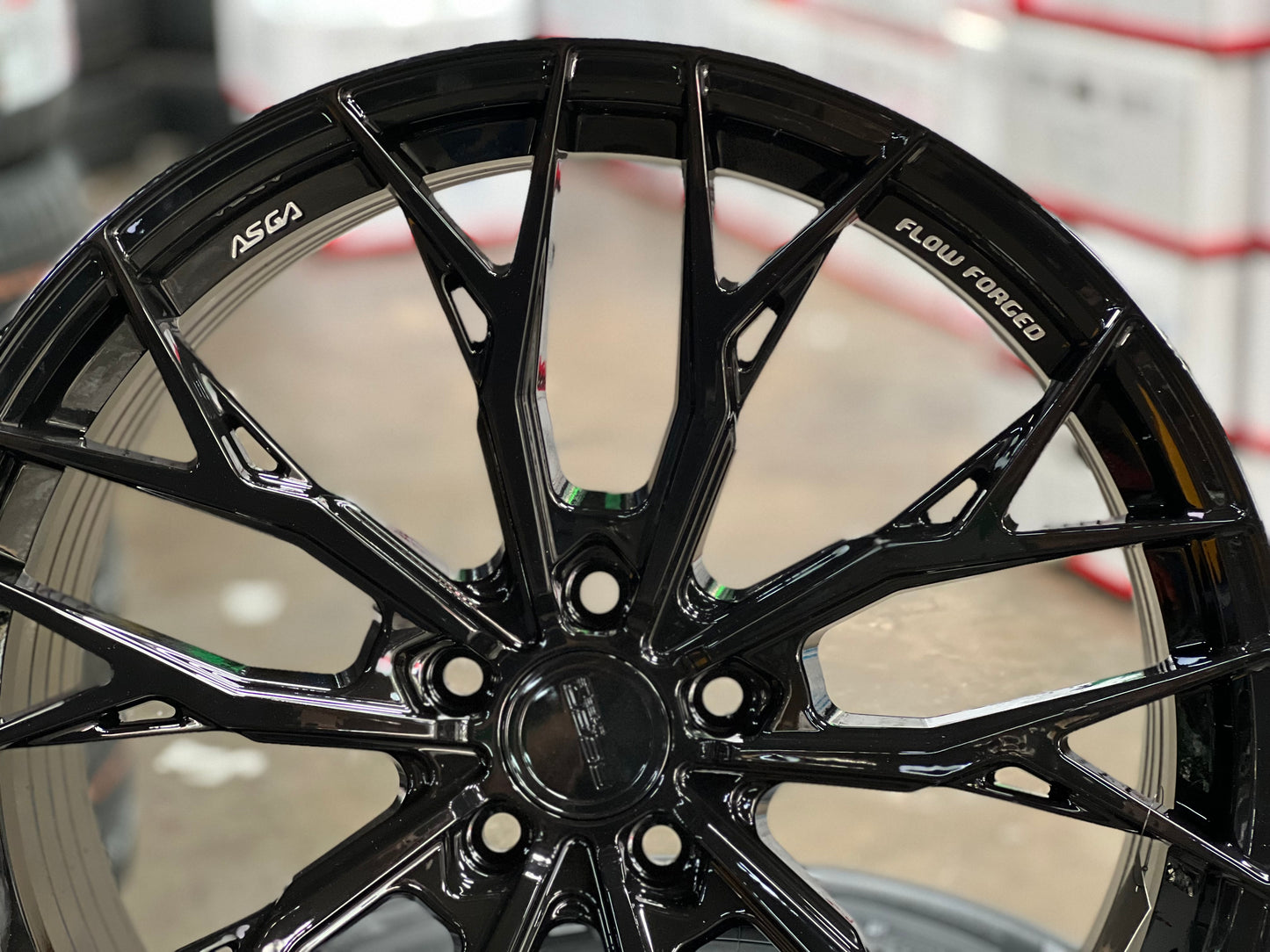 New 20x8.5 ET42 20x10 ET38 ASGA ARF10 (4 wheel) 5x114.3 Gloss Black