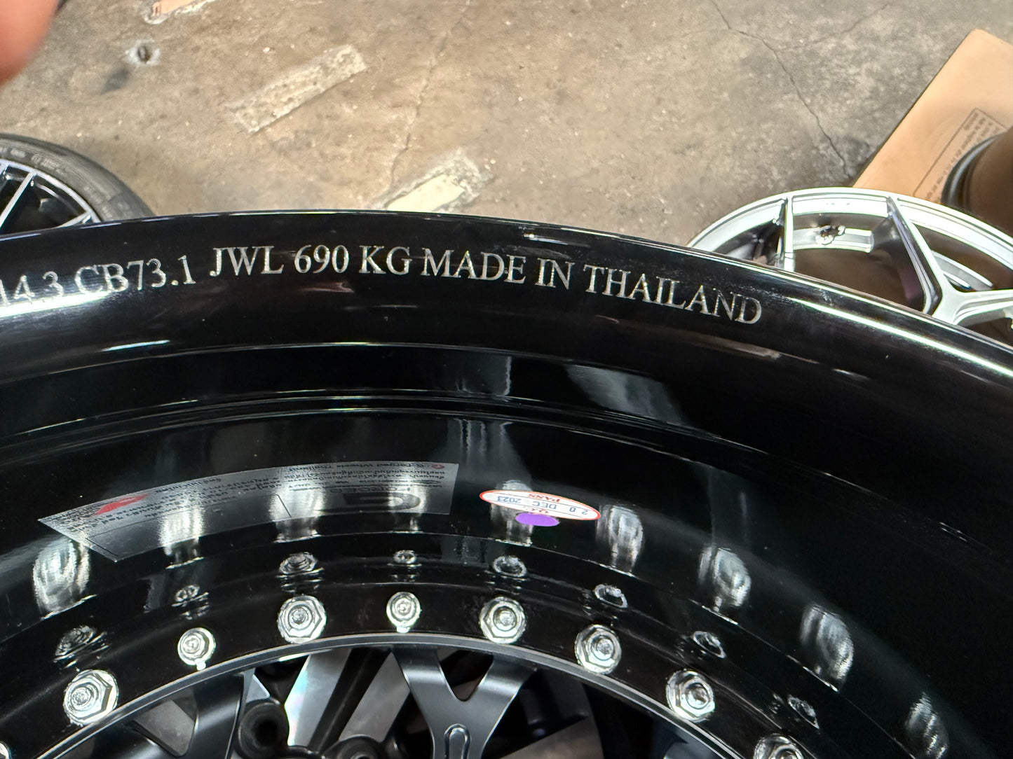 New 19x8.5 ET32 19x9.5 ET38 G Forged GF05 (4 wheels) Matte Black 5x112