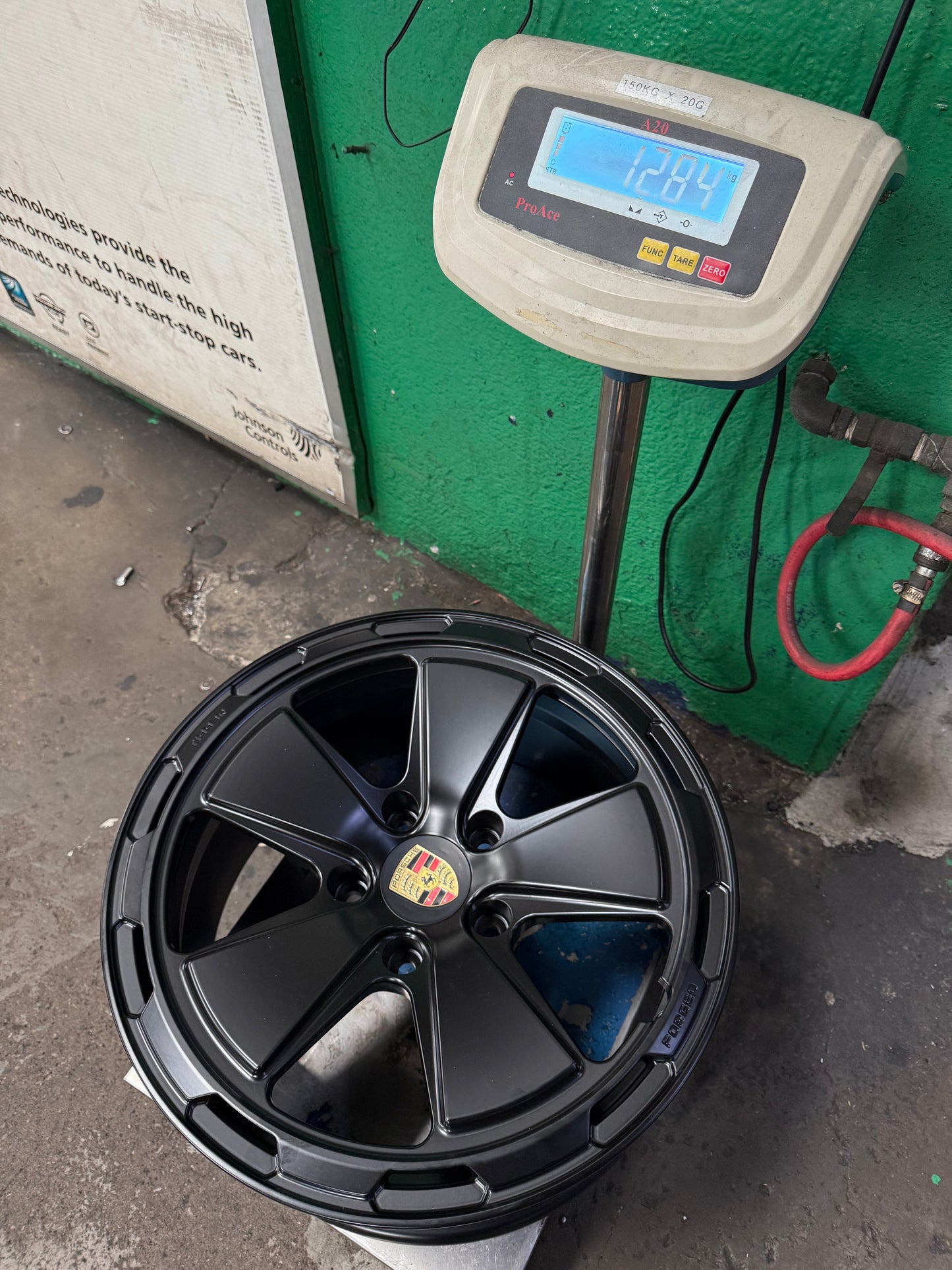 New 18x9 ET30 Overdrive Forged Rim Porsche Cayenne Overland (4 wheel) Black 5x130