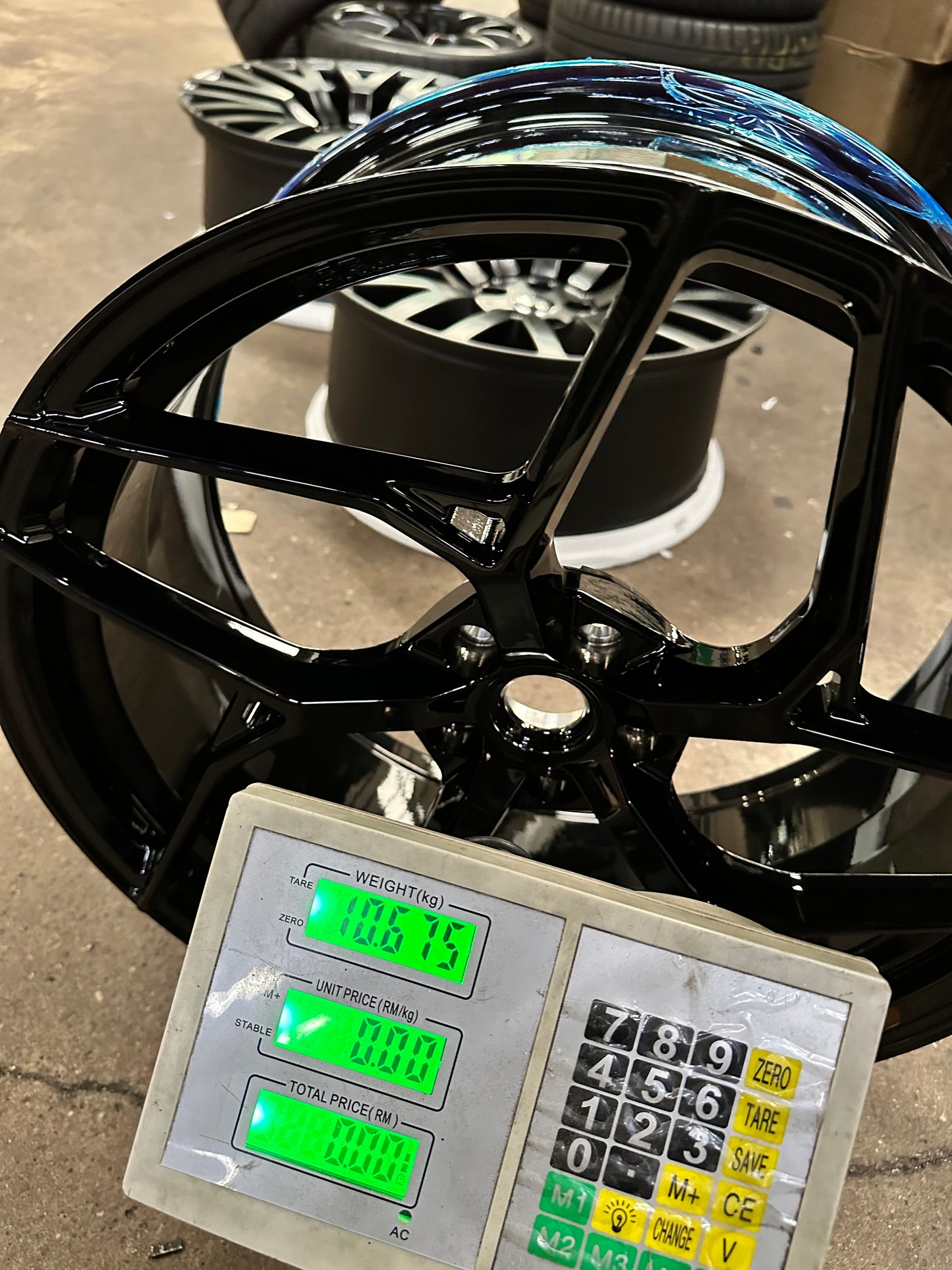 New 20x8.5 ET20 20x11 ET30 Overdrive Forged Ferrari F430 (4 wheel) Gloss Black 5x108