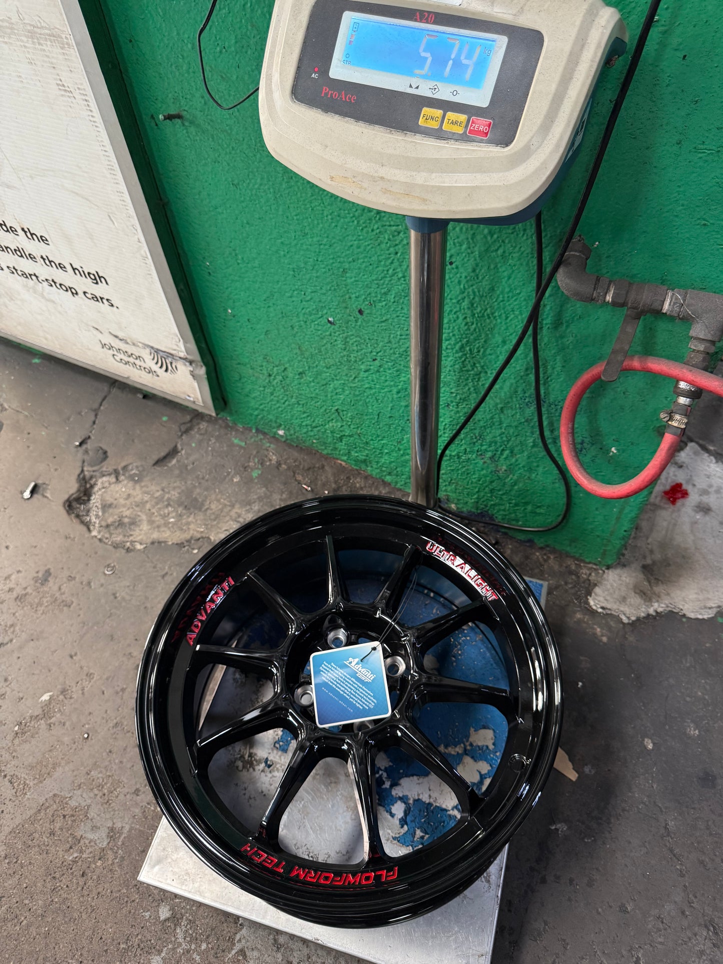 New 16x7 ET40 Advanti Tallo (4 wheel) 4x100 Gloss Black