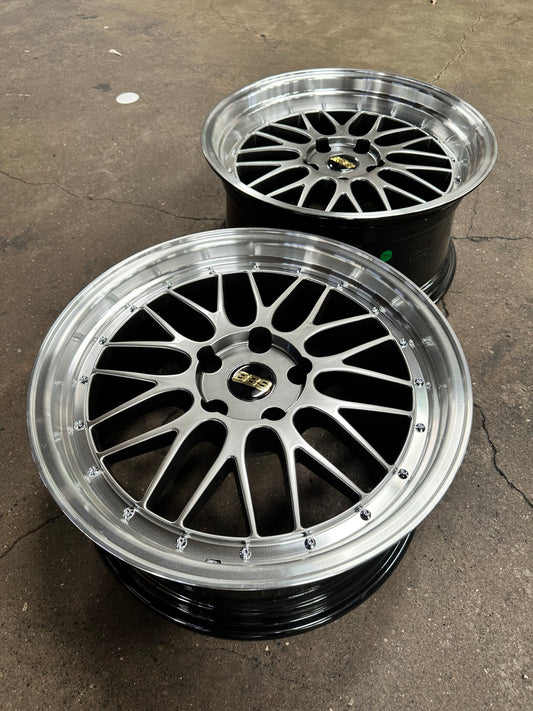 New 18x8 ET15 18x9 ET20 LM Classic design BMW (4 wheels) Hyper Black 5X120