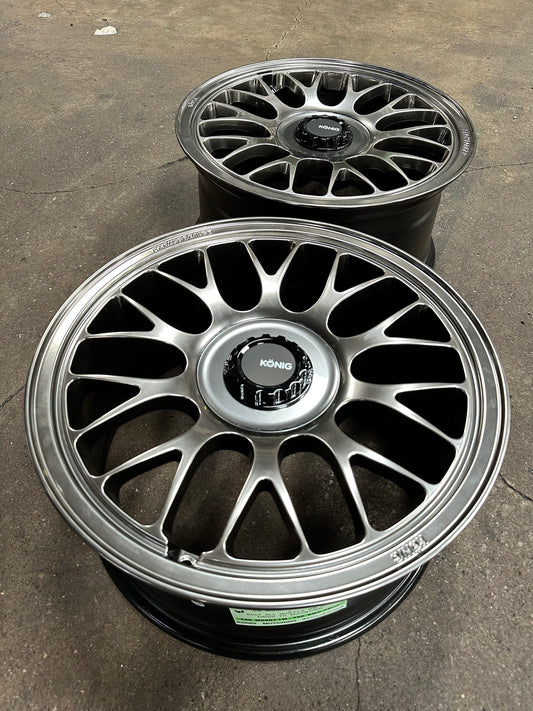 New 18X8.5 ET32 18X9 ET36 Konig MRK1 (4 wheel) 5X112