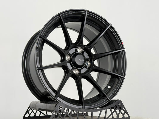 New 15X8 ET25 Advanti Storm S1 Rim (4 wheel) Matt Black 4X100