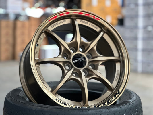 New 15X7 ET38 Mugen Design MF8 Rim (4 wheel) Matt Bronze 4X114.3