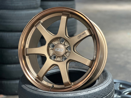 New 17X8 ET35 Mugen Design GP Rim (4 wheel) Matt Bronze 5X112