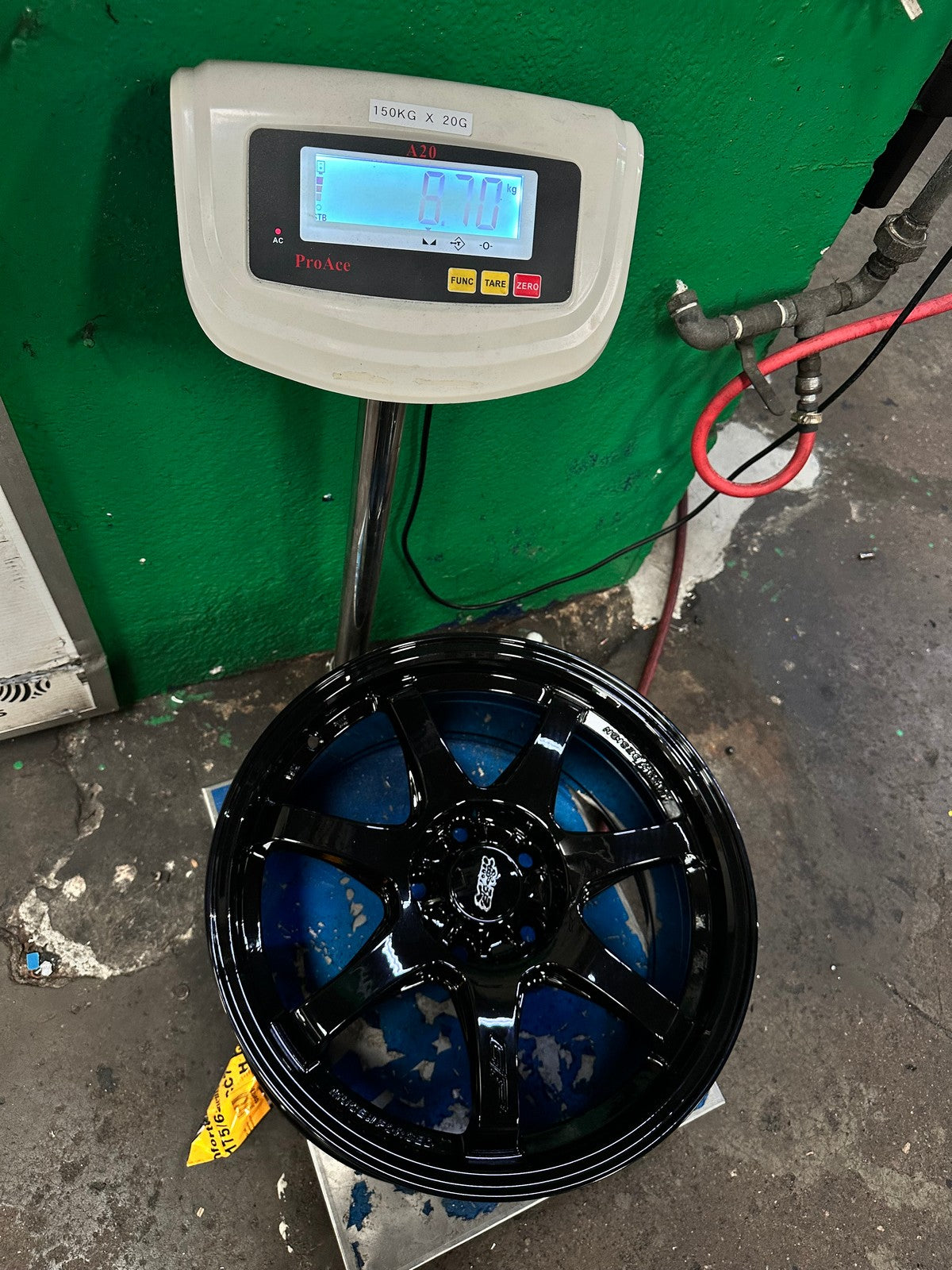 New 17X8 ET35 Mugen Design GP Rim (4 wheel) Gloss Black 5X114.3