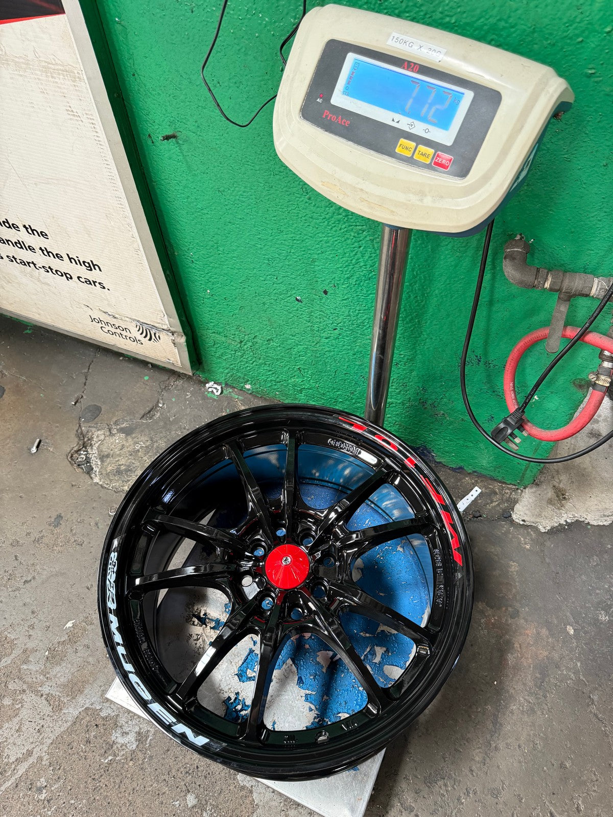 New 17X8 ET38 Mugen Design MF10 Rim (4 wheel) Gloss Black 4X114.3