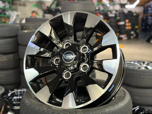 New 18X8 ET35 Sawtooth Rim (5 wheel) Gloss Black 5X165