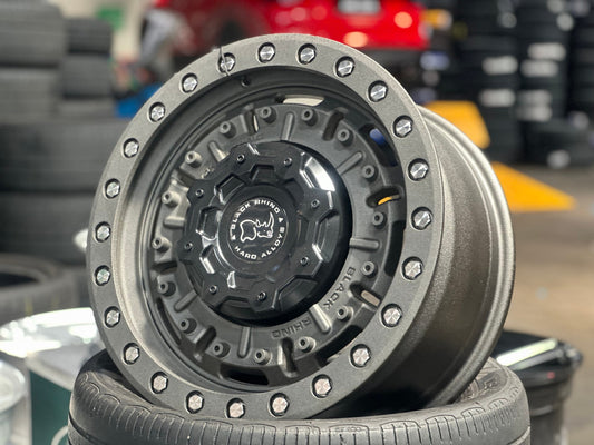 New 17X8.5 ET-18 Black Rhino Abrams Rim (4 wheel) Matt Gunmetal 6X139.7