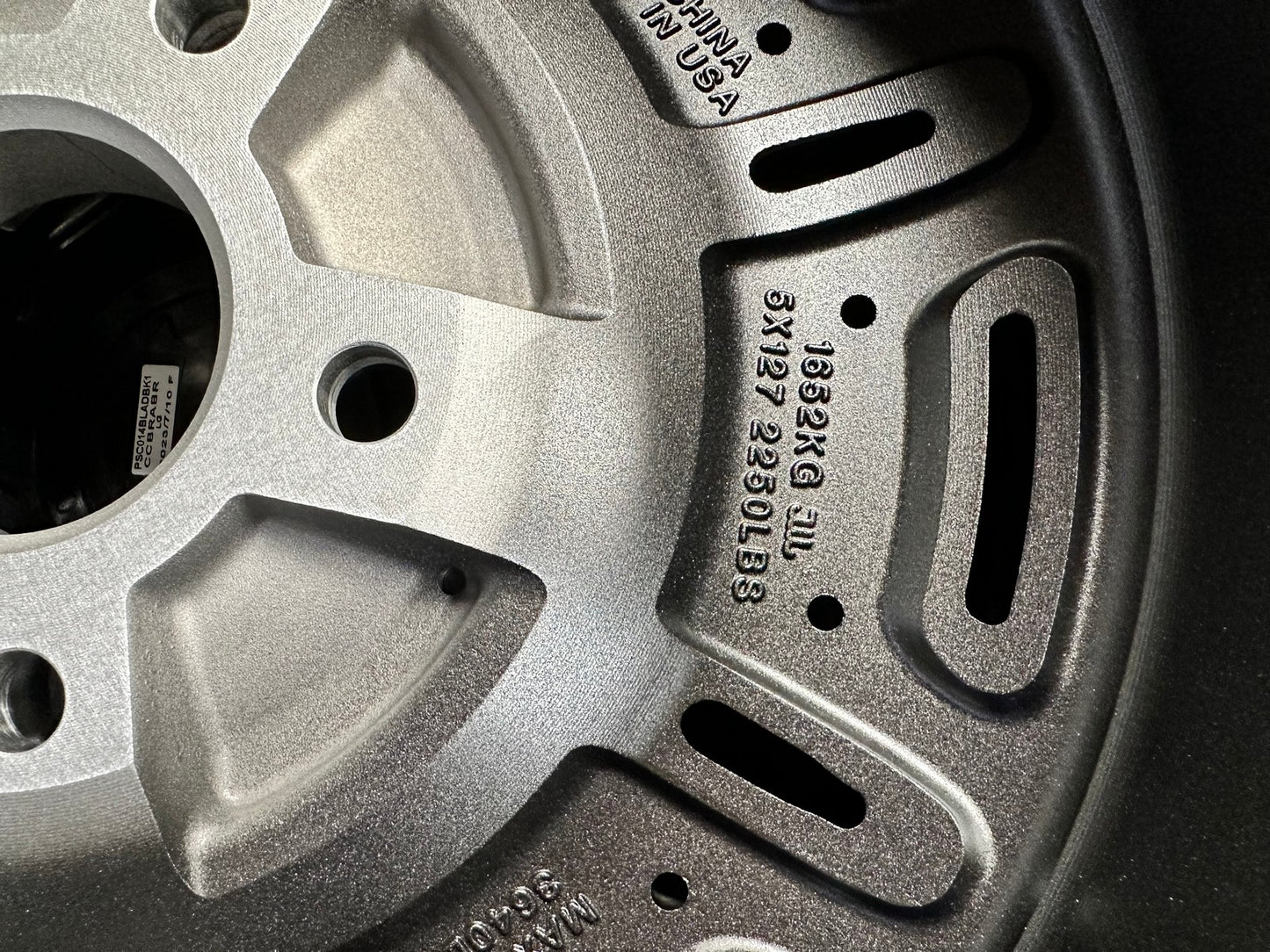 New 18X9.5 ET-18 Black Rhino Abrams Rim (5 wheel) Matt Gunmetal 5X127