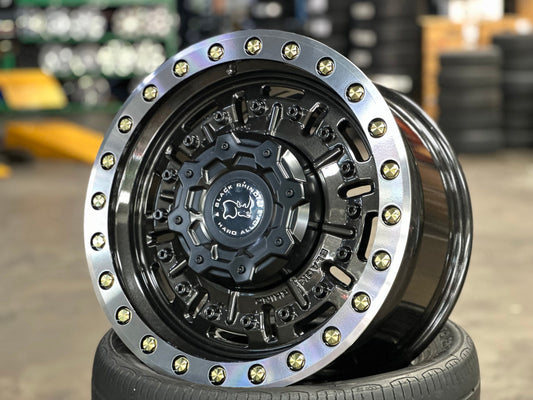 New 18X9.5 ET-18 Black Rhino Abrams Rim (4 wheel) Gloss Gunmetal 6X139.7