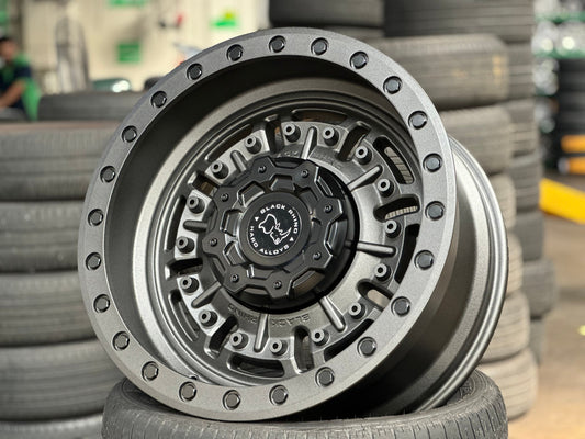 New 20X9.5 ET-18 Black Rhino Abrams Rim (4 wheel) Matt Gunmetal 8X165.1