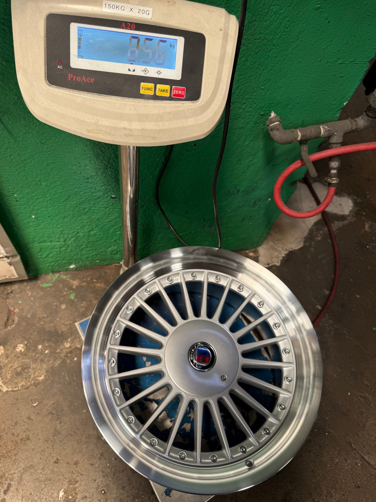 New 17X8 ET20 Alpina Classic Rim (4 wheel) Gloss Silver 4X114.3