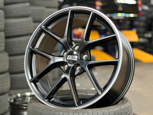 New 19X8.5 ET43 AOW Flow Formed CIR Rim (4 wheel) Matt Black 5X114.3