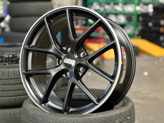 New 19X8.5 ET40 AOW Flow Formed CIR Rim (4 wheel) Matt Black 5X120