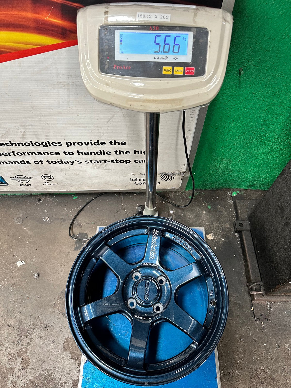 New 15X7 ET35 AOW 11 Flow Formed TE37 Rim (4 wheel) Gloss Blue 4X100