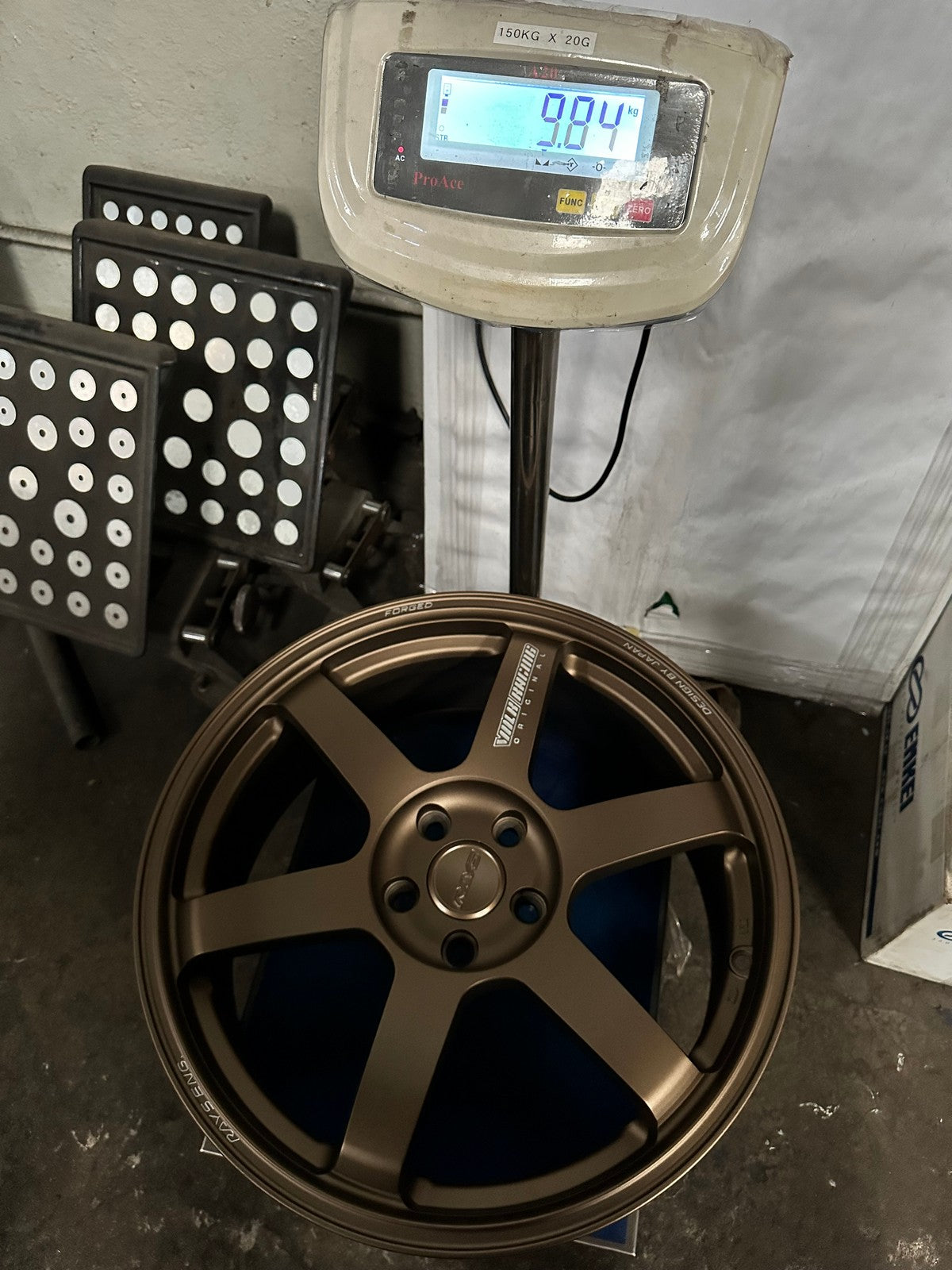 New 19X8.5 ET42 AOW Flow Formed TE37 SAGA Rim (4 wheel) Matt Bronze 5X114.3