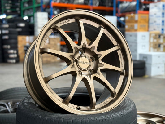 NEW 18X8.5 ET43 AOW CE28 Flow Formed Rim (4 wheel) Bronze 5X112