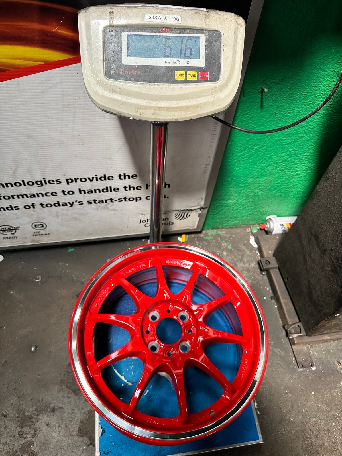 New 16X7 ET40 AOW Flow Formed CE28CR Rim (4 wheel) Gloss Red 4X100