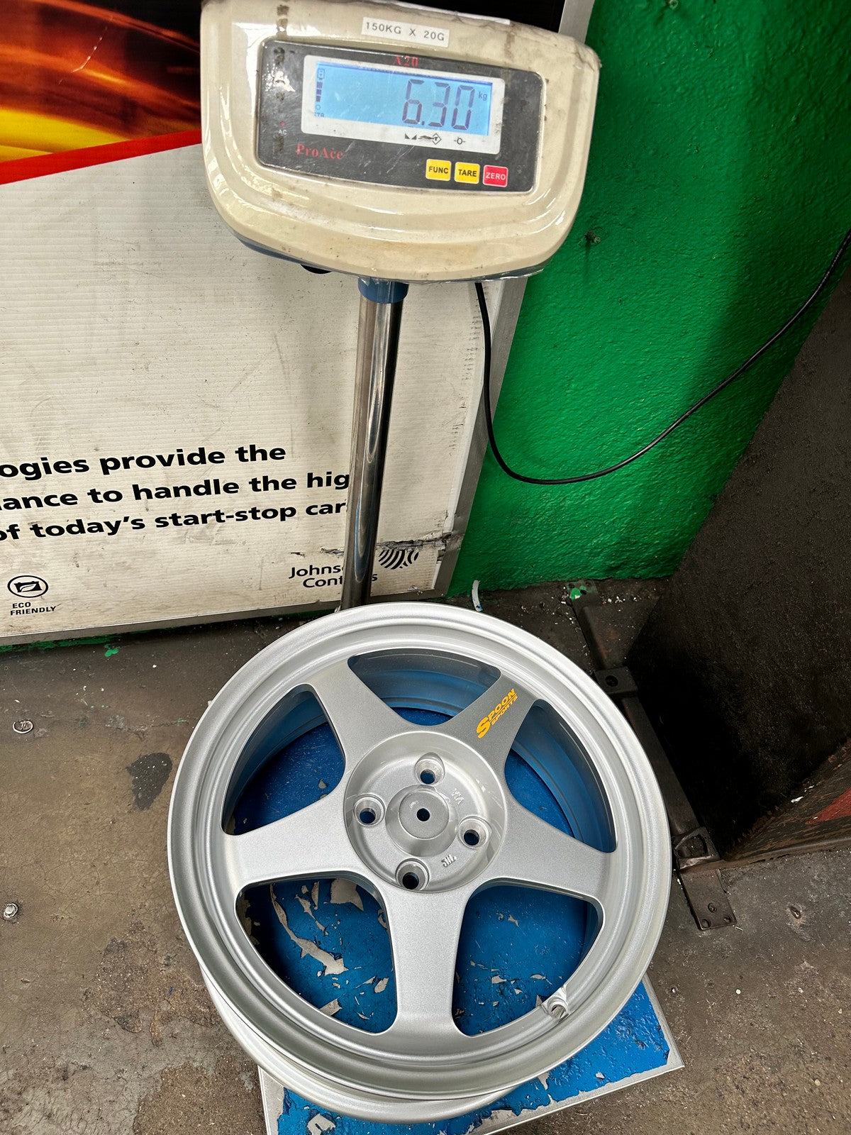 New 16X7 ET36 AOW Flow Formed Spoon Rim (4 wheel) Gloss Silver 4X100