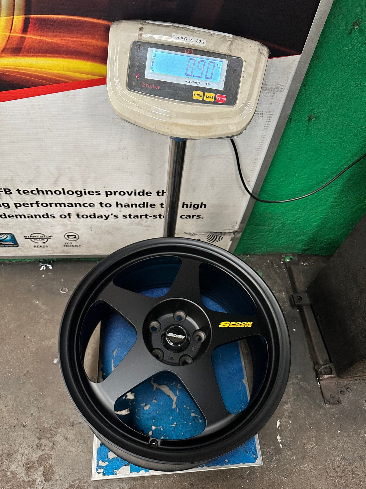 New 18X8.5 ET35 AOW Flow Formed Evo Rim (4 wheel) Matt Black 5X114.3