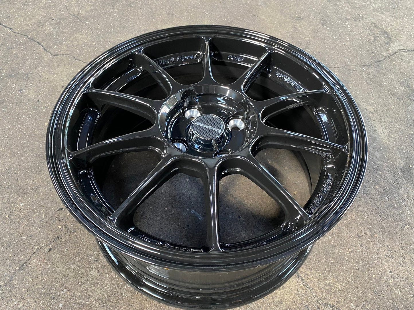New 15X7 ET35 AOW Flow Formed TC105X Rim (4 wheel) Gloss Black 4X100