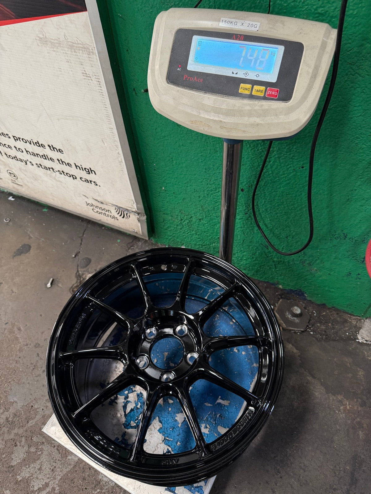 New 17X8 ET35 AOW Flow Formed TC105X Rim (4 wheel) Gloss Black 5X114.3