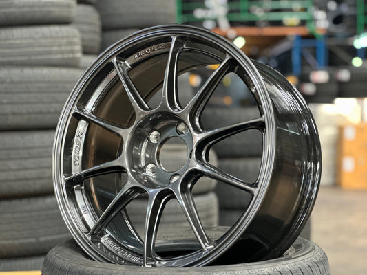 New 18X8.5 ET35 AOW Flow Formed TC105X Rim (4 wheel) Gloss Gunmetal 5X112