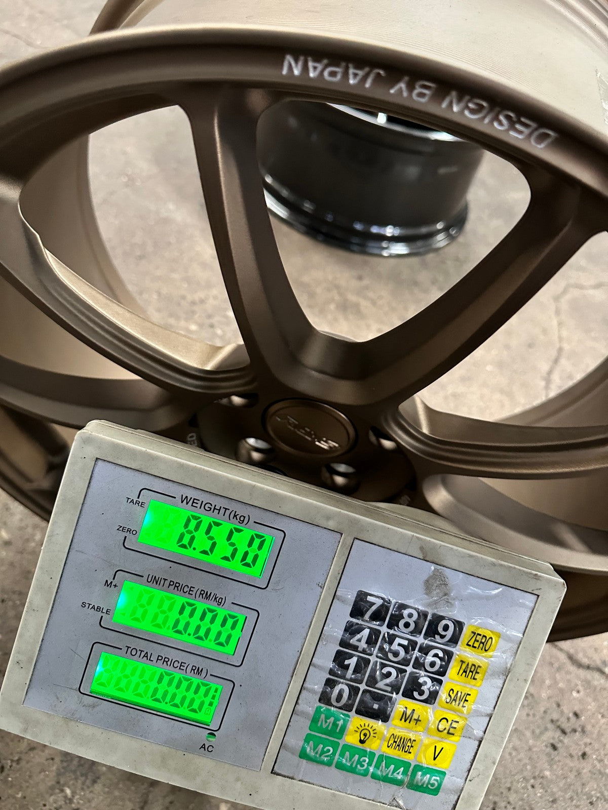 New 19X8.5 ET44 AOW Flow Formed ZE40 Rim (4 wheel) Matt Bronze 5X114.3