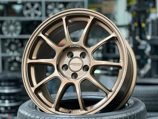 New 17X8 ET35 AOW Flow Formed ZE40 Rim (4 wheel) Matt Bronze 5X100