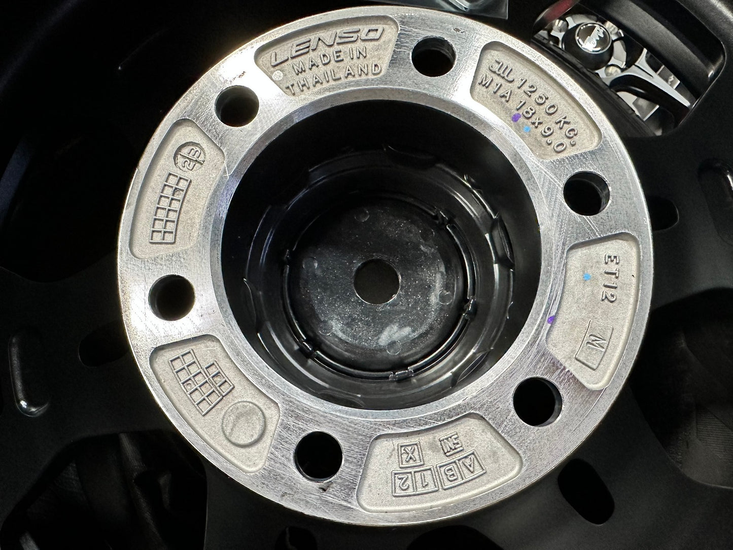 New 18X9 ET12 Lenso Argo Rim (4 wheel) Matt Black 6X139.7