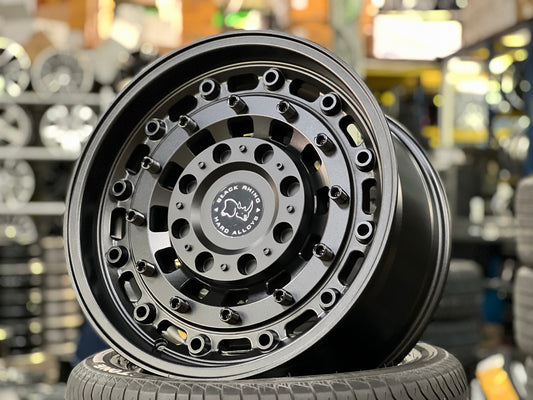 New 18X9.5 ET12 Black Rhino Arsenal Rim (4 wheel) Matt Black 5X139
