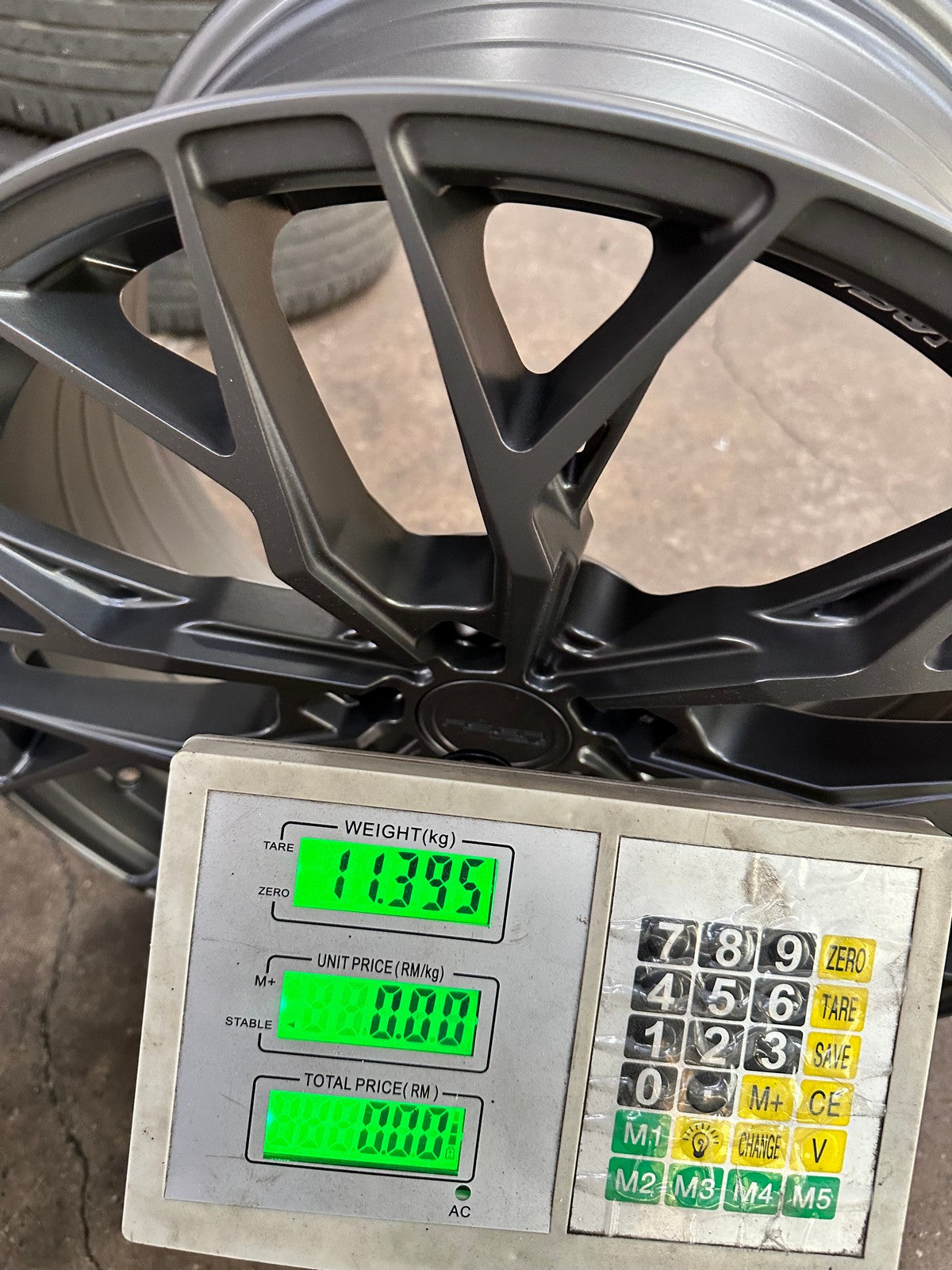 New 19X8.5 ET43 Asga ARF10 Rim (4 wheel) Matt Gunmetal 5X114.3