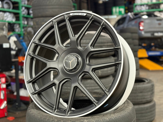 New 20X9 ET45 Overdrive Forged Rim (4 wheel) Matt Black 5X112